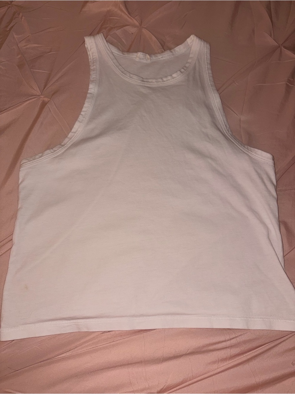 White Women’s Wilfred Sleeveless Tank Top - Classic Crewneck